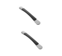 FOMIYES 2 Sets Ergonomic Plastic Luggage Handle Replacement for Suitcase Durable Carrying Case Grip with Comfortable Hold Easy Installation Compatible with Multiple Brands and Models
