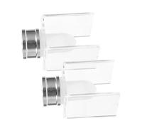 FOMIYES 2 Sets Silicone Lipstick Mold Stand for DIY Craft Projects, Sturdy Single Hole Cosmetic Filling Tube Mold with Snug Closure, for Funny Family Project and Lip Balm Making