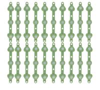 FOMIYES 20 Pairs Bride Boutonniere Pins Floral Corsage Fixing Magnets Green Plastic Magnet Sturdy Practical for Wedding DIY Time