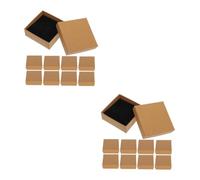 FOMIYES 20 Pcs Rectangular Jewelry Boxes with Sponge Cushion for Earrings Packaging Paper Gift Boxes for Presents Protective Keepsake Storage for Valentines and Special Occasions