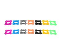 FOMIYES 20 Pcs Silicone Mic Protection Rings Wireless Microphone Anti-rolling Rings Handheld Mic Slip-resistant Circle for Ktv Karaoke and Conference Use Random Color
