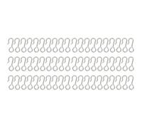 FOMIYES 200 Pcs MM Iron Car Seat Cushion Fix Hooks for Seat Covers | Silver Finish, Sturdy Wear Resistant Build, Practical Fitment for Vehicle Seat Cover Attachment Random Color