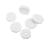 FOMIYES 200pcs 12mm Plastic Anti-Drop Earring Stoppers Holes, Safe Foam Earring Pads for Jewelry Making and Ear Accessories