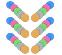 FOMIYES 200pcs Adhesive Nail Buffing Discs for Foot File Multipurpose Sandpaper Pads for Hard Skin Removal Nail Buffing and Pedicure Portable Compact Design for Home and Travel Use