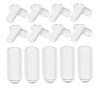 FOMIYES 200pcs Headband Shoe Covers Hair Band End Covers Headband Clasp Caps for Diy Hair Bolt Caps