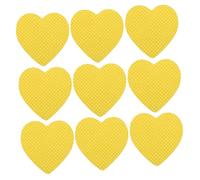 FOMIYES 200pcs Heart Shaped Soft Cotton Nail Polish Remover Pads for Gel Nails Lint Disposable Essentials for Home and Travel