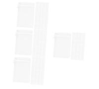 FOMIYES 200pcs Organza Drawstring Bags White Mesh Favor Pouches for Jewelry Candy and Weddings Parties and Events