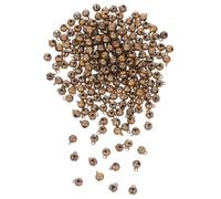 FOMIYES 200pcs Vintage Bronze Jingle Bells 6mm Rustic Metal Hanging Bells Craft Decorative Pendants for DIY Jewelry Making, Christmas Decorations, Pet Collars and Home Ornaments
