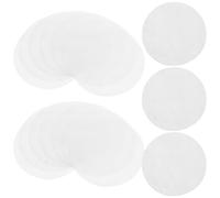 FOMIYES 200Pcs White Round Non-Woven Facial Pads 7.5Cm Diameter Makeup Remover Pads for Face Cleansing and Cosmetic Use Soft Disposable Face Wipe Suitable for Daily Skincare Routine