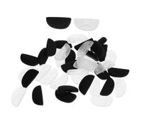 FOMIYES 20pairs Soft Silicone Nose Pads for Glasses Comfortable and Secure Glasses Nose Pads Replacement for Wear Sports