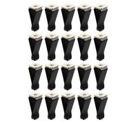 FOMIYES 20pcs Car Air Vent Clips Head Alloy Sturdy Smooth Surface Flat Design for Car Air Conditioner DIY Projects and Outlets