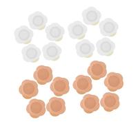 FOMIYES 20pcs Castor Oil Pads Self-Adhesive Wraps for Waist Back Cold Pressed Oil Belly Button Patch Discreet Use