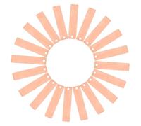 FOMIYES 20pcs Copper Battery Strips for Batteries, Saltwater Battery Copper Part Set, Easy Science Experiment Setup, for Family Physical Science Experiment