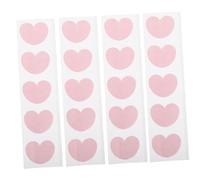FOMIYES 20pcs Cute Cartoon Heart Shaped Bandages Breathable Flexible for Wounds Red Adhesive Finger Patches for Boys and Girls and Projects