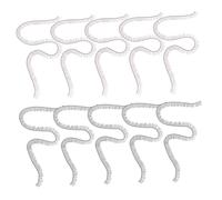 FOMIYES 20Pcs Doll Eyelashes Strips with Tools for DIY Craft Black Brown Natural-looking Safety Eyelashes for Reborn Doll Accessories and Handmade Projects