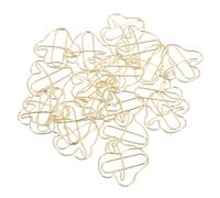 FOMIYES 20pcs Gold Mushroom Shaped Paper Clips Multi-Purpose Decorative Clips for Office, School Projects, Document Organization and Desk Accessories