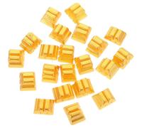 FOMIYES 20pcs Miniature Golden Bricks Dollhouse Accessories Resin Fake Gold Bars Model Decorative Miniature Décor for Doll House Scene Craft