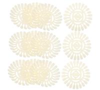 FOMIYES 20pcs Nail Display Wheel with Plastic Nail Mixing Plate for Manicure Color Chart for Gel Polish Samples Salon Art Practice and Color Testing Tool