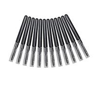 FOMIYES 20pcs Portable Eyebrow Brushes with Caps Nylon Brow Shaping Spoolie Makeup Tool for Women and Makeup Lovers Durable Mini Lash Combs with Protective Lids for Daily Grooming