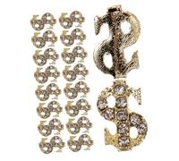 FOMIYES 20pcs Sign Nail Art Charms Small Silver Manicure Decorations for Women DIY Nails for Prom Wedding Party Salon Use
