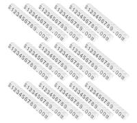 FOMIYES 20pcs Standard Retail Price Tag Plastic Price Display Card for Jewelry Adjustable Tags for Store Selling and Displaying Products