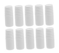 FOMIYES 20pcs Threaded Broom Handle Tips Durable Plastic Replacement Ends with Rivet Design for Household and Commercial Cleaning Tool Extension Poles