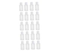 FOMIYES 20pcs Travel Water Bottles Bulk Plastic Jars Lids Refillable Squeeze Bottles for Essential Oils Shampoo Lotion