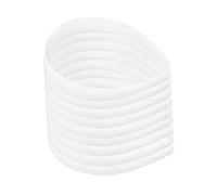 FOMIYES 20pcs White Plain Plastic Headbands for Women Comfortable No Teeth DIY Hair Bands Flexible Abs Material for Crafting and Daily Wear Accessories