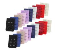 FOMIYES 20pcs Women's Extender Hooks Narrow Three-row Two-button Brassiere Extensions Comfortable and Practical for Adjusting Fit for Weight Gain and Pregnancy Multi-color Options