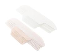 FOMIYES 24pcs Disposable Sweat Pads for Hat and Collar, Ultra-thin Adhesive Neck and Shirt Collar Liners, White Skin Tone, 290x68mm, Invisible Sweat Absorbers for Men’s and Women’s Shirt