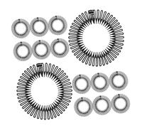 FOMIYES 24PCS Elastic Plastic Comb Headbands with Teeth Flexible Circle Hairbands for Women and Teens Secure Fit Spring Design for Natural Hair and Wigs Versatile Styling for Active