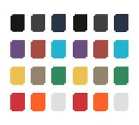 FOMIYES 24pcs Frosted Plastic Card Dividers Multi-Color Thickened Pp Card Separators for Sports Organizing Trading Accessories with 12 Colors 2pcs Each - Storage for Collectible Game