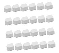 FOMIYES 24pcs Gradient Color Nail Art Sponges for Manicure Soft Cosmetic Puff Powder Puff Foundation Sponge for Color Fade Nails Lightweight Portable Makeup Blending