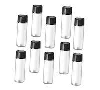 FOMIYES 24Pcs Mini Glass Cosmetic Sample Bottles Refillable Essential Oil Vials Portable Travel Containers for Aromatherapy DIY Liquids Toiletries