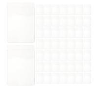 FOMIYES 24pcs Plastic Boutonniere Sleeves 124x84mm No Pin Pocket Flower Holders for Groom Groomsmen Wedding Suit Accessories