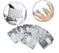 FOMIYES 250pcs Armor Removal Cotton Tin Pack Nail Remover Pads for Gel Polish Removal Soak off Gel Foils Nail Wraps Pad for Easy Use at Home Salon