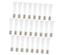 FOMIYES 25pcs Plastic Lip Balms Tube Diy Lip Balm Containers Empty Gloss Bottles Lightweight Portable