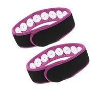 FOMIYES 2pcs Acupressure Headband for Tension Headache Relief Massage Band Acupoint Stimulation for Neck and Head Spa Portable Acupuncture Wrap for Relaxation