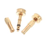 FOMIYES 2pcs Adjustable Copper Garden Hose Nozzle with 6mm Connector, Water Spray Gun for Irrigation and Lawn Watering, Sturdy Brass Material Suitable for Outdoor Gardening and Cooling