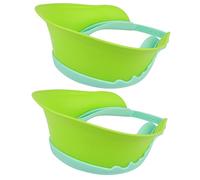 FOMIYES 2pcs Adjustable Hair Washing Cap Silicone Ear Protector for Bathing Shower Shampoo Cap for Boy Girl Hair Accessories