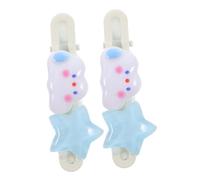 FOMIYES 2pcs Adorable Cloud Hair Clips for Girls Kawaii Hair Barrettes Stylish Accessories for Side Bangs for Teens