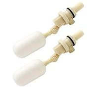 FOMIYES 2pcs Automatic Water Level Float Ball Valves for Livestock Drinking Bowls, Extended Length Water Valve for Pig Cattle Sheep Waterers, Stable Feeding and Watering Equipment