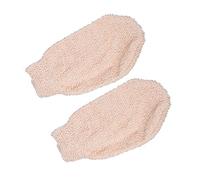 FOMIYES 2pcs Bath Towel Shower Gloves Exfoliating Gloves Back Scrubber Material Reusable for Arms Legs Chest Back