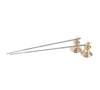 FOMIYES 2pcs Candle Extinguishing Tools with Extendable Handles for Smoke-free Extinguishing and Reliable Wick Maintenance, Metal Snuffer Extinguishers for Tea Light Candles and Wicks,