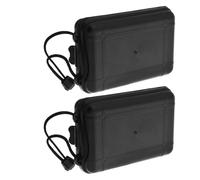 FOMIYES 2pcs Compact Arrowheads Storage Container with Lid Lightweight Arrowhead Organizer for Archery Enthusiasts Separate Compartments Prevent Damage Portable Outdoor Archery Case