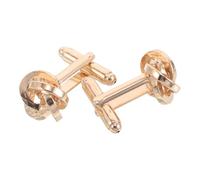 FOMIYES 2pcs Copper Twist Cufflinks Stunning Mens Knot Cufflinks with Exceptional Durability and Refined Texture Elegant Unique Style Wedding Party Tuxedo Shirt Accessory