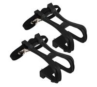 FOMIYES 2pcs Cycling Pedal Toe Straps Anti-Slip Foot Cage Lightweight Bicycle Pedal Straps for Outdoor Cycling Exercise Bike Accessories