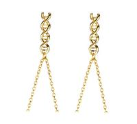 FOMIYES 2pcs Dna Molecule Necklace Alloy Jewelry for Graduation Unique Chemical Structure Pendant for Daily Wear Parties and Special Occasions