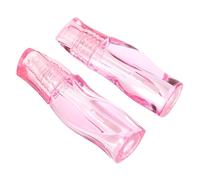 FOMIYES 2pcs Empty Lip Gloss Tubes for Diy Lipstick Tube Twisted Shape Semi Portable Sturdy Makeup Storage