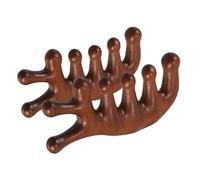 FOMIYES 2pcs Ergonomic Wooden Scalp Comb Natural Hair Care Tool for Scalp Massage Relaxation for All Ages Stylish Wide Tooth Design for Healthy Hair Growth